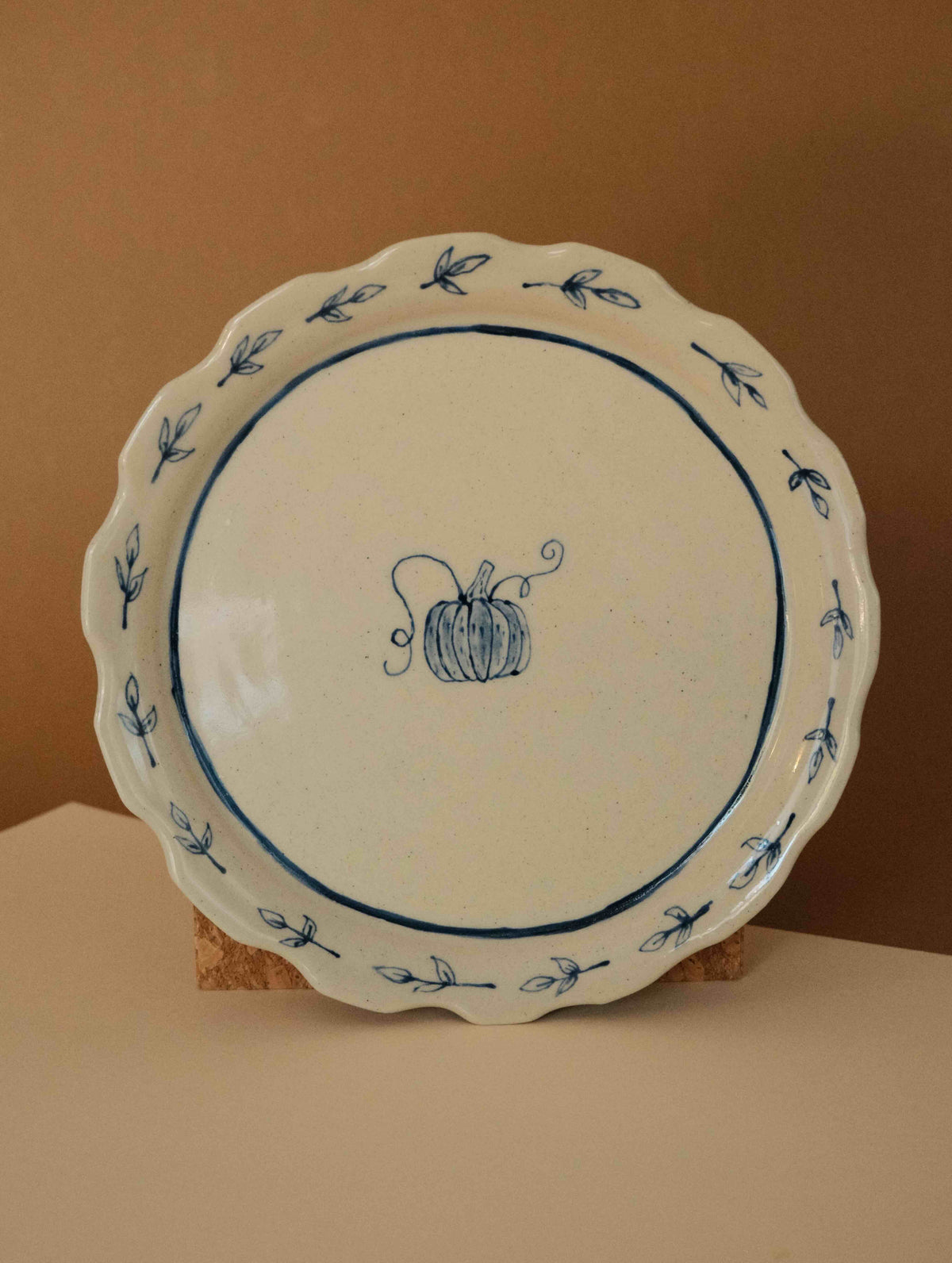 Pumpkin Dessert Plate